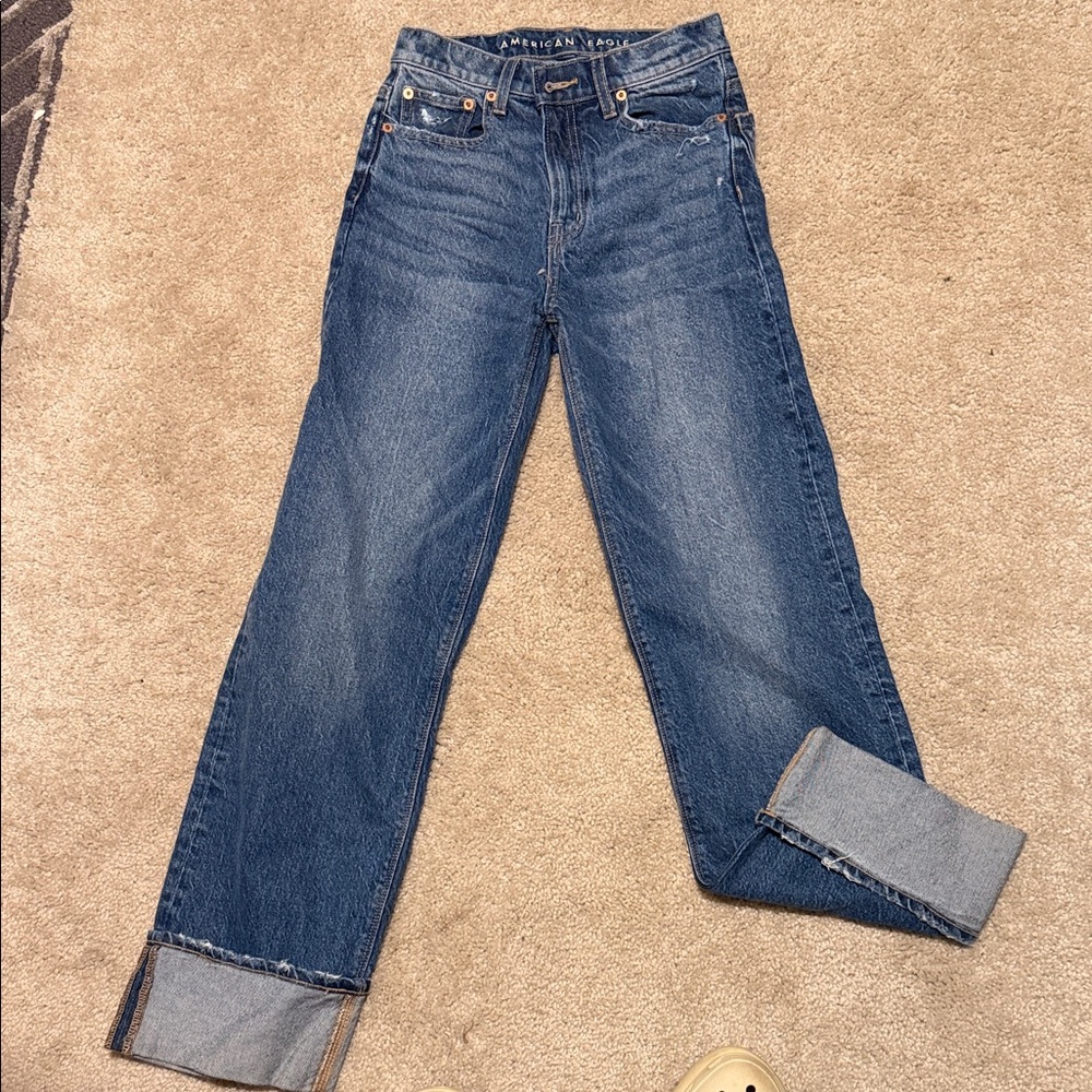 American Eagle Outfitters Blue Boyfriend Jeans